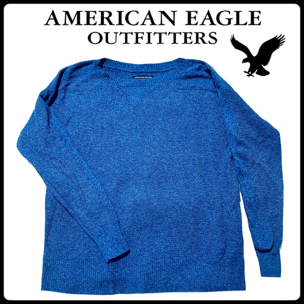 AE blue sweater